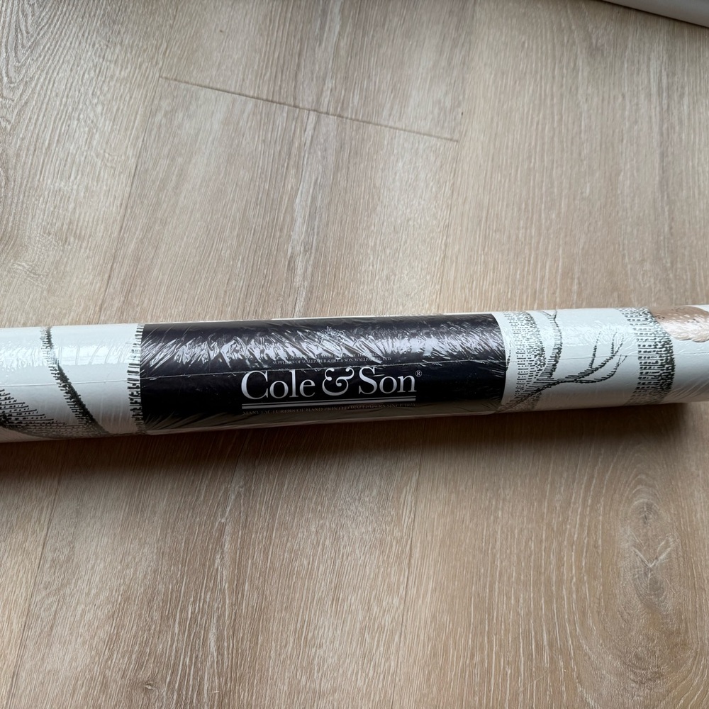Cole & Son Black and White Wallpaper Roll